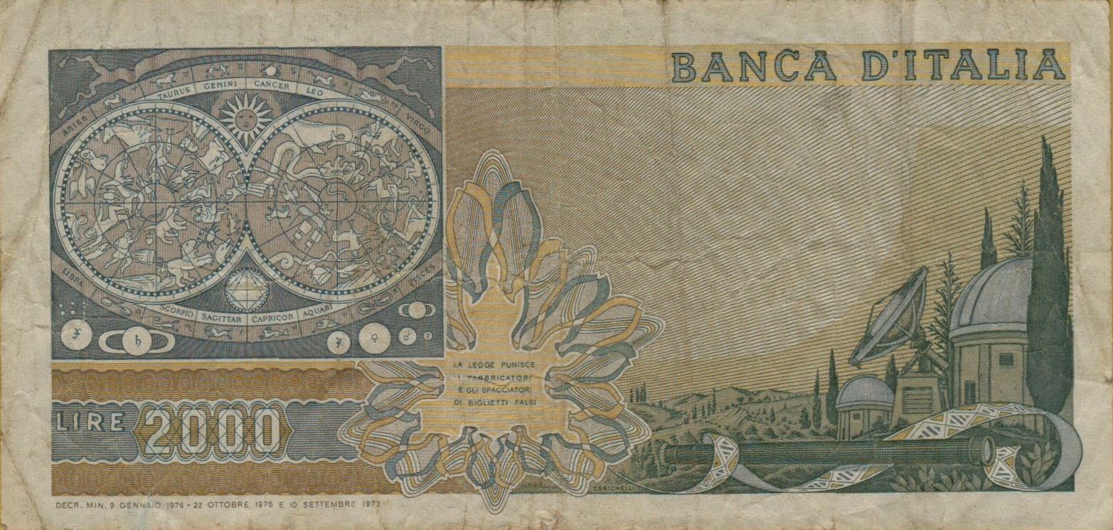 Italy 2000 1973 VF P-103/A